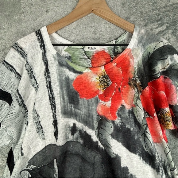 Et Lois Top Womens Small Sunbeam Catnap Lightweight Oversized Short Sleeve - Picture 4 of 11